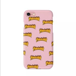 Pink Thrasher Flames iPhone & Samsung Case
